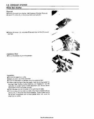1995-2004 Kawasaki JetSki 750ZXi 900ZXi Factory Service Manual, Page 76