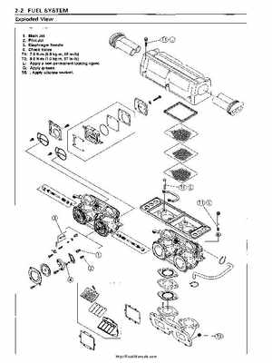 1998 Kawasaki 750SXi Pro Service Manual Supplement, Page 26