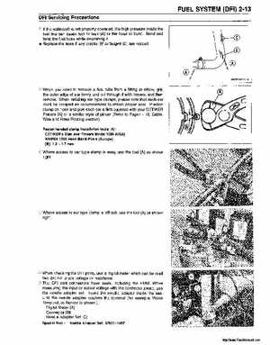 2000-2001 Kawasaki 1100 STX D.I. Jet Ski Factory Service Manual., Page 53