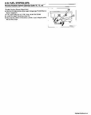 2000-2001 Kawasaki 1100 STX D.I. Jet Ski Factory Service Manual., Page 92
