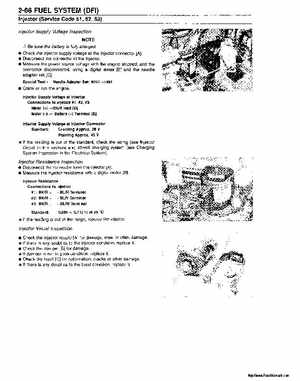 2000-2001 Kawasaki 1100 STX D.I. Jet Ski Factory Service Manual., Page 106