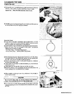 2000-2001 Kawasaki 1100 STX D.I. Jet Ski Factory Service Manual., Page 133