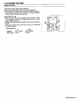 2000-2001 Kawasaki 1100 STX D.I. Jet Ski Factory Service Manual., Page 137