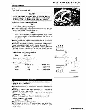 2000-2001 Kawasaki 1100 STX D.I. Jet Ski Factory Service Manual., Page 237