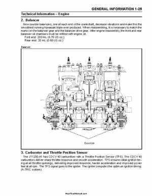 2002-2003 Kawasaki JetSki 1200 STX-R Factory Service Manual, Page 32