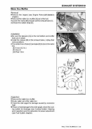 2003-2005 Kawasaki JetSki Ultra-150 Factory Service Manual, Page 100