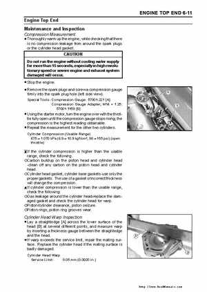 2003-2005 Kawasaki JetSki Ultra-150 Factory Service Manual, Page 112