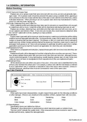 2003-2005 Kawasaki Ultra-150 Jet Ski Factory Service Manual., Page 9