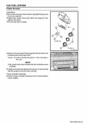 2003-2005 Kawasaki Ultra-150 Jet Ski Factory Service Manual., Page 71