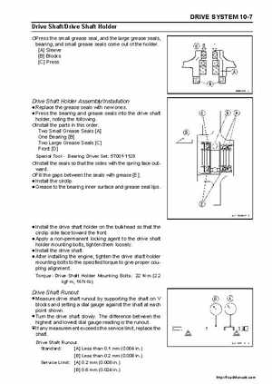 2003-2005 Kawasaki Ultra-150 Jet Ski Factory Service Manual., Page 149