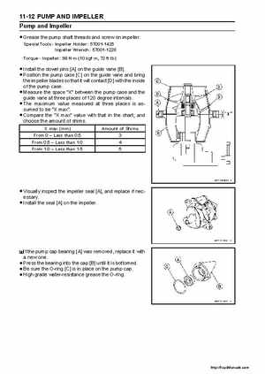 2003-2005 Kawasaki Ultra-150 Jet Ski Factory Service Manual., Page 161