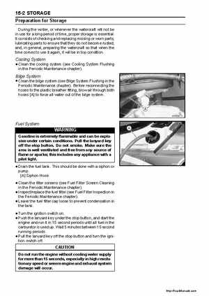2003-2005 Kawasaki Ultra-150 Jet Ski Factory Service Manual., Page 262