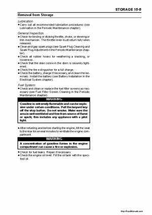 2003-2005 Kawasaki Ultra-150 Jet Ski Factory Service Manual., Page 265