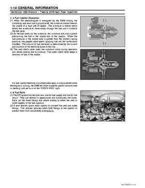 2003 Kawasaki 1100 STX D.I. Jet Ski Factory Service Manual, Page 21