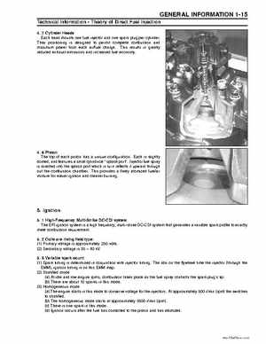 2003 Kawasaki 1100 STX D.I. Jet Ski Factory Service Manual, Page 22