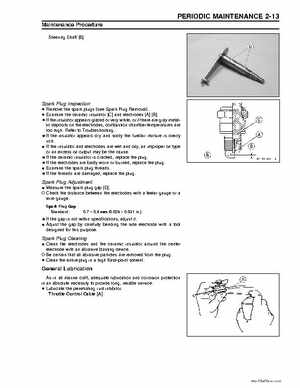 2003 Kawasaki 1100 STX D.I. Jet Ski Factory Service Manual, Page 42