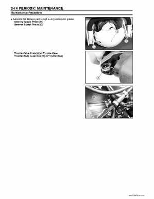 2003 Kawasaki 1100 STX D.I. Jet Ski Factory Service Manual, Page 43