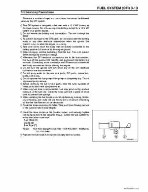 2003 Kawasaki 1100 STX D.I. Jet Ski Factory Service Manual, Page 58