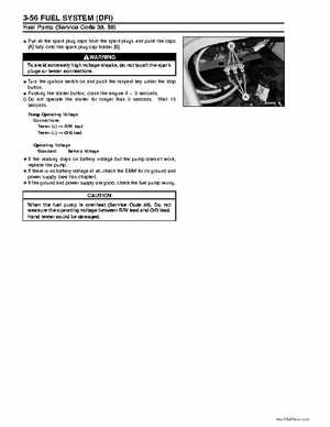 2003 Kawasaki 1100 STX D.I. Jet Ski Factory Service Manual, Page 101