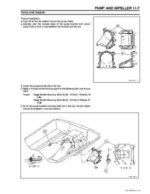 2003 Kawasaki 1100 STX D.I. Jet Ski Factory Service Manual, Page 184