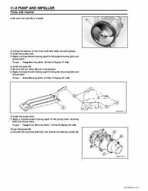 2003 Kawasaki 1100 STX D.I. Jet Ski Factory Service Manual, Page 185