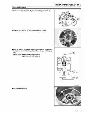 2003 Kawasaki 1100 STX D.I. Jet Ski Factory Service Manual, Page 186