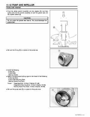 2003 Kawasaki 1100 STX D.I. Jet Ski Factory Service Manual, Page 189
