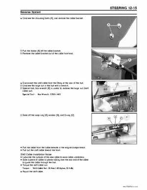 2003 Kawasaki 1100 STX D.I. Jet Ski Factory Service Manual, Page 206