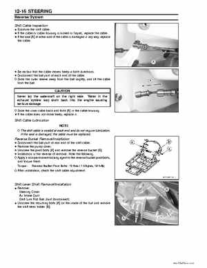 2003 Kawasaki 1100 STX D.I. Jet Ski Factory Service Manual, Page 207