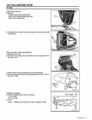2003 Kawasaki 1100 STX D.I. Jet Ski Factory Service Manual, Page 215