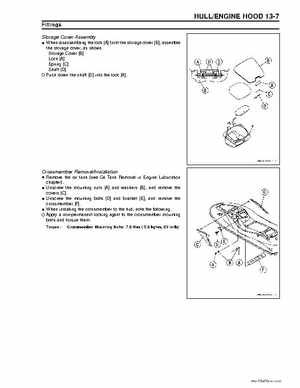 2003 Kawasaki 1100 STX D.I. Jet Ski Factory Service Manual, Page 216