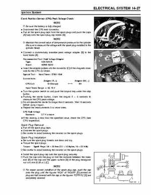 2003 Kawasaki 1100 STX D.I. Jet Ski Factory Service Manual, Page 248
