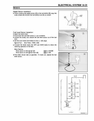 2003 Kawasaki 1100 STX D.I. Jet Ski Factory Service Manual, Page 252
