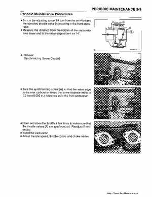 2003 Kawasaki JetSki 800 SX-R Factory service manual, Page 25
