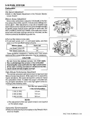 2003 Kawasaki JetSki 800 SX-R Factory service manual, Page 58