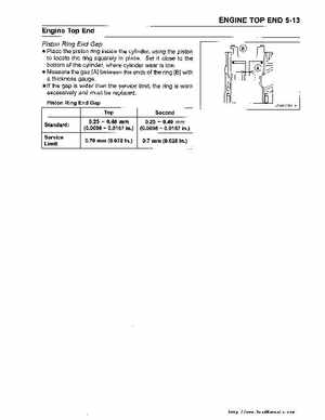 2003 Kawasaki JetSki 800 SX-R Factory service manual, Page 97