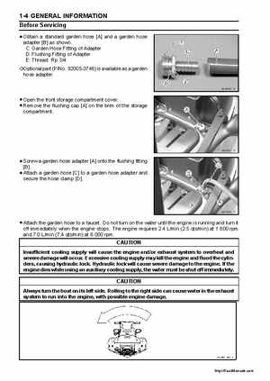 2004-2005 Kawasaki STX-15F Jet Ski Factory Service Manual., Page 10