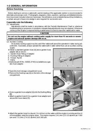 2004-2006 Kawasaki 900 STX Jet Ski Service Manual, Page 9