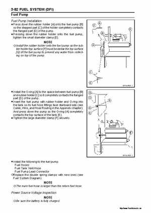 2005 Kawasaki STx-12F Jet Ski Factory Service Manual., Page 130