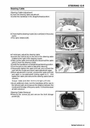 2005 Kawasaki STx-12F Jet Ski Factory Service Manual., Page 278