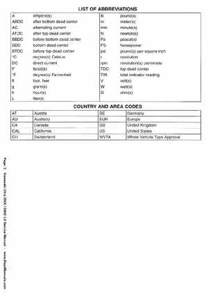 2007-2010 Kawasaki Ultra 250X/260X/260LX PWC Factory Service Manual, Page 3