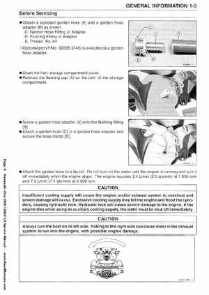2007-2010 Kawasaki Ultra 250X/260X/260LX PWC Factory Service Manual, Page 9