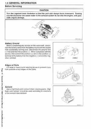 2007-2010 Kawasaki Ultra 250X/260X/260LX PWC Factory Service Manual, Page 10