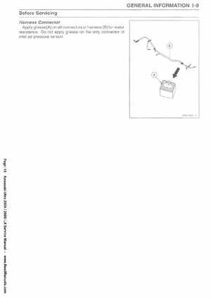 2007-2010 Kawasaki Ultra 250X/260X/260LX PWC Factory Service Manual, Page 15