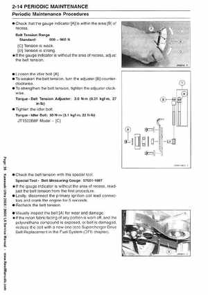 2007-2010 Kawasaki Ultra 250X/260X/260LX PWC Factory Service Manual, Page 36