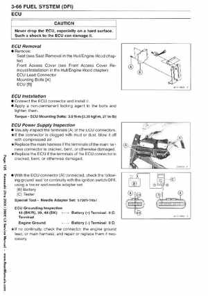 2007-2010 Kawasaki Ultra 250X/260X/260LX PWC Factory Service Manual, Page 125
