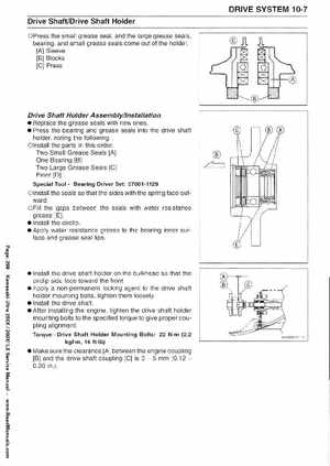 2007-2010 Kawasaki Ultra 250X/260X/260LX PWC Factory Service Manual, Page 299