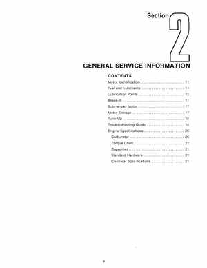 Chrysler 20 and 30 HP Outboard Motors Service Manual OB 3435, Page 10