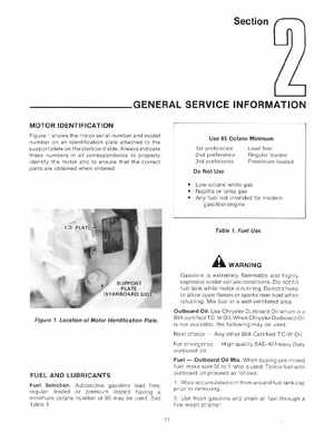 Chrysler 20 and 30 HP Outboard Motors Service Manual OB 3435, Page 12