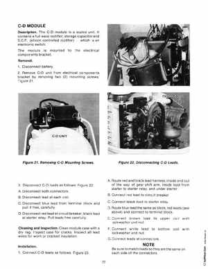 Chrysler 20 and 30 HP Outboard Motors Service Manual OB 3435, Page 78